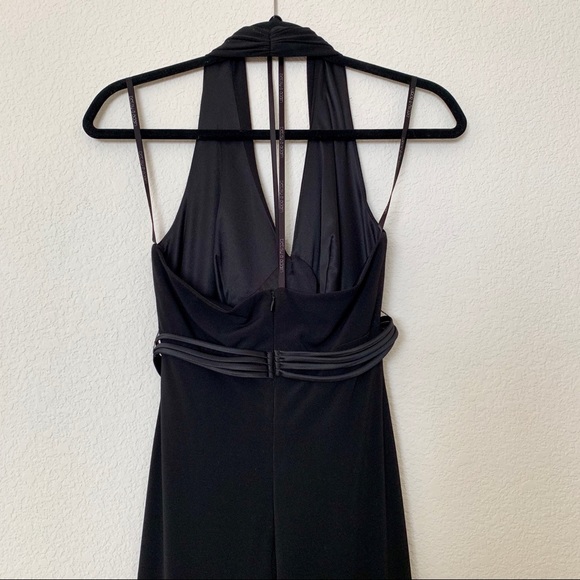 Betsy & Adam - Cascading roses halter dress, 4P - Picture 4 of 5